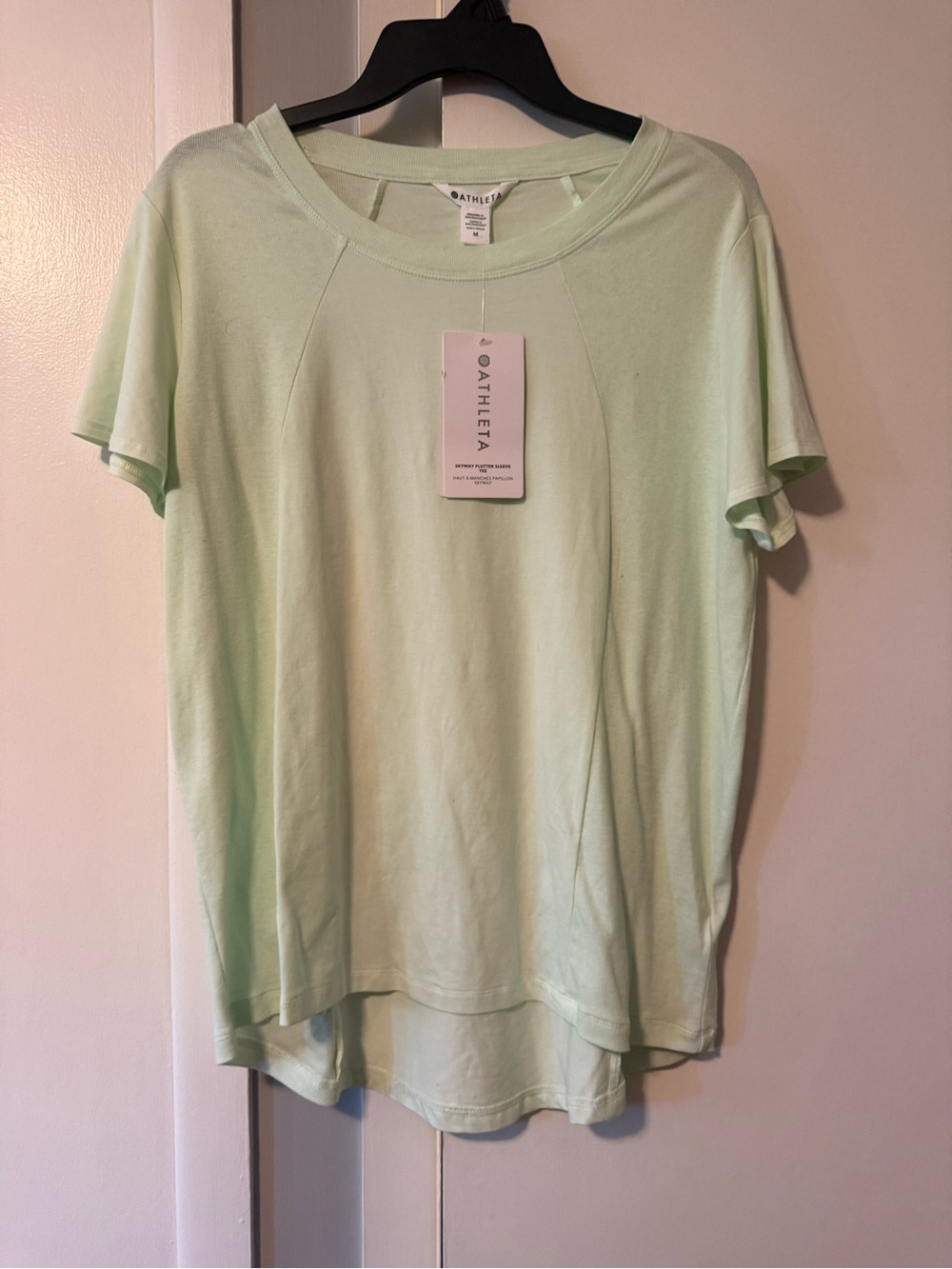 Athleta Light Mint Short Sleeve Performance Tee